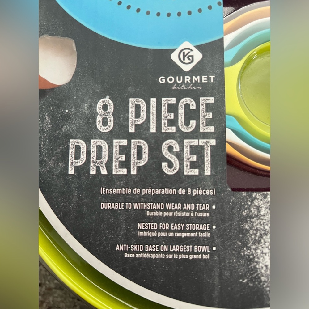 NEW 8 Piece Kitchen Prep Set - Multicolor - Picture 3 of 4